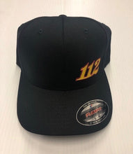 Load image into Gallery viewer, 112 Embroidered FlexFit &amp; Snapback Black Hat